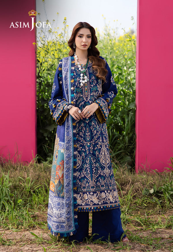 AJELL-11 EMBROIDERED LAWN 3 PCS