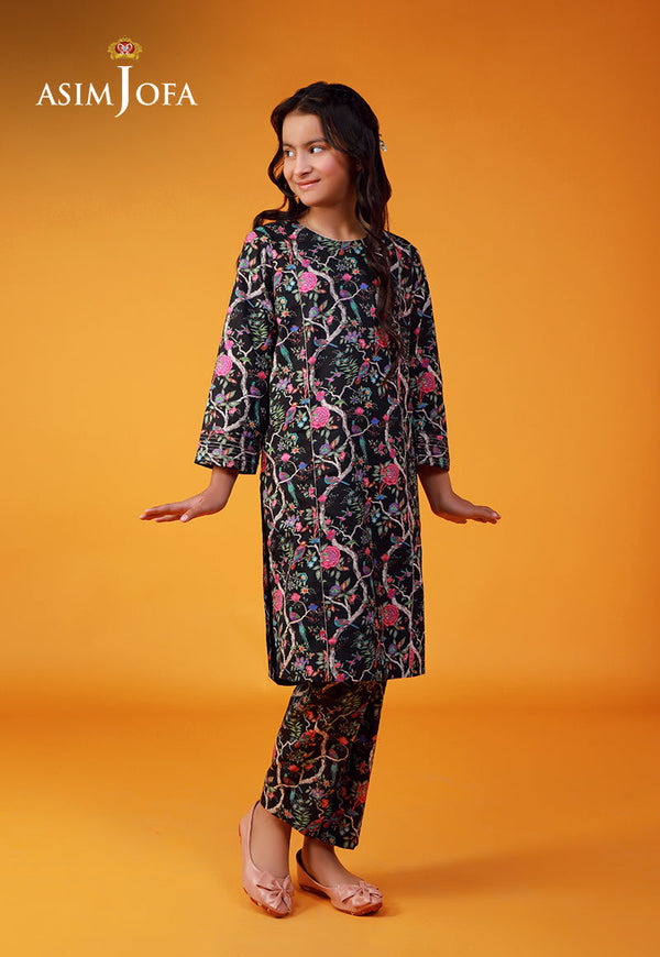 AJKP-06 STITCHED PRINTED CAMBRIC 2 PCS