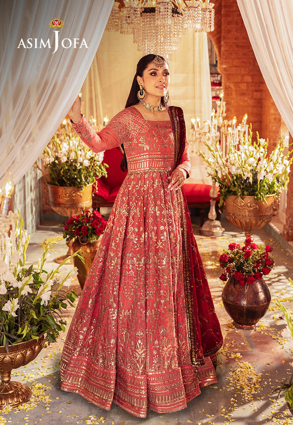 AJJJB-07 EMBROIDERED CHIFFON STITCHED 3 PCS