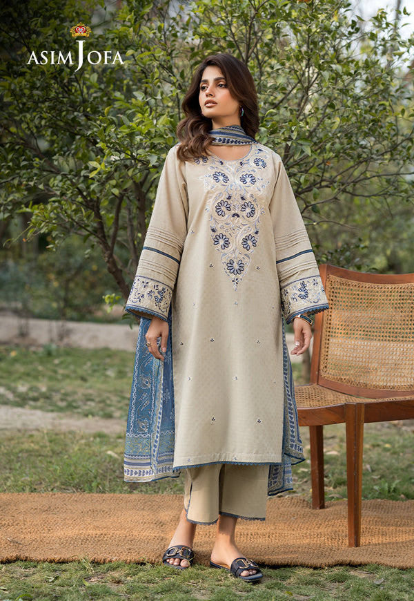 AJPB-109 EMBROIDERED JACQUARD 3 PCS