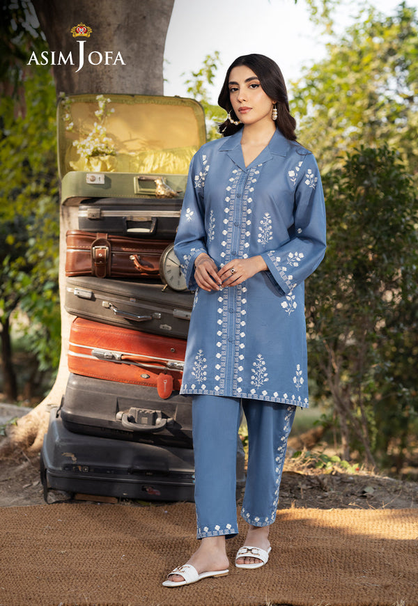 AJPB-117 EMBROIDERED CAMBRIC 2 PCS