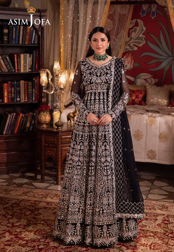 AJCRP-02 EMBROIDERED CHIFFON STITCHED 3 PCS