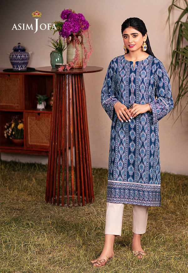AJOD-01 EMBROIDERED COTTON SILK STITCHED 1 PC